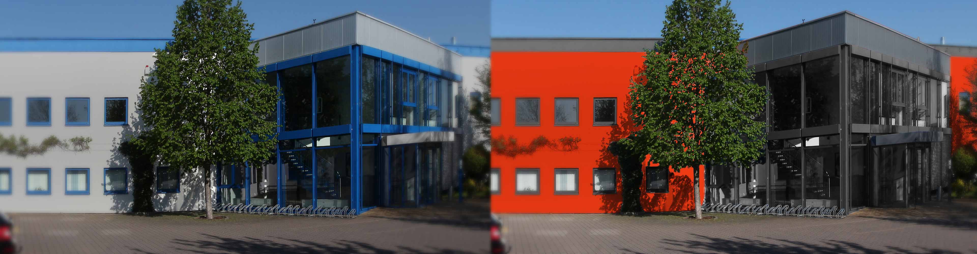 Firmenansicht Branding