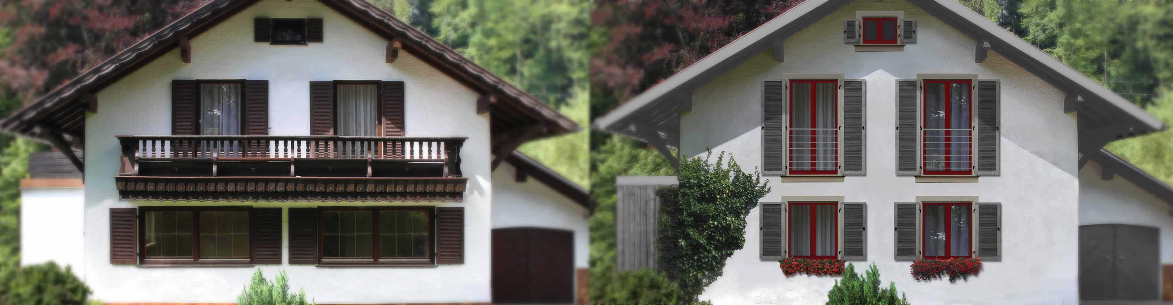 70iger Jahre Fassadengestaltung